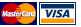 MasterCard and Visa logos